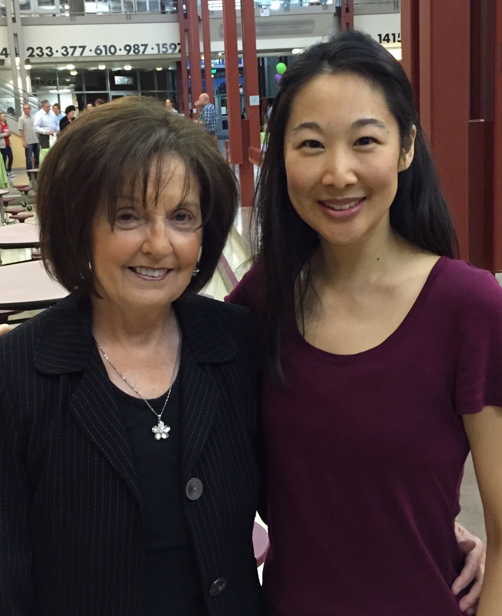 Ms. Oshida with Dr. Irene Peery-Fox